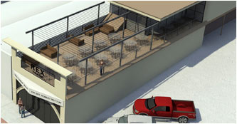 The Rex Rooftop Deck